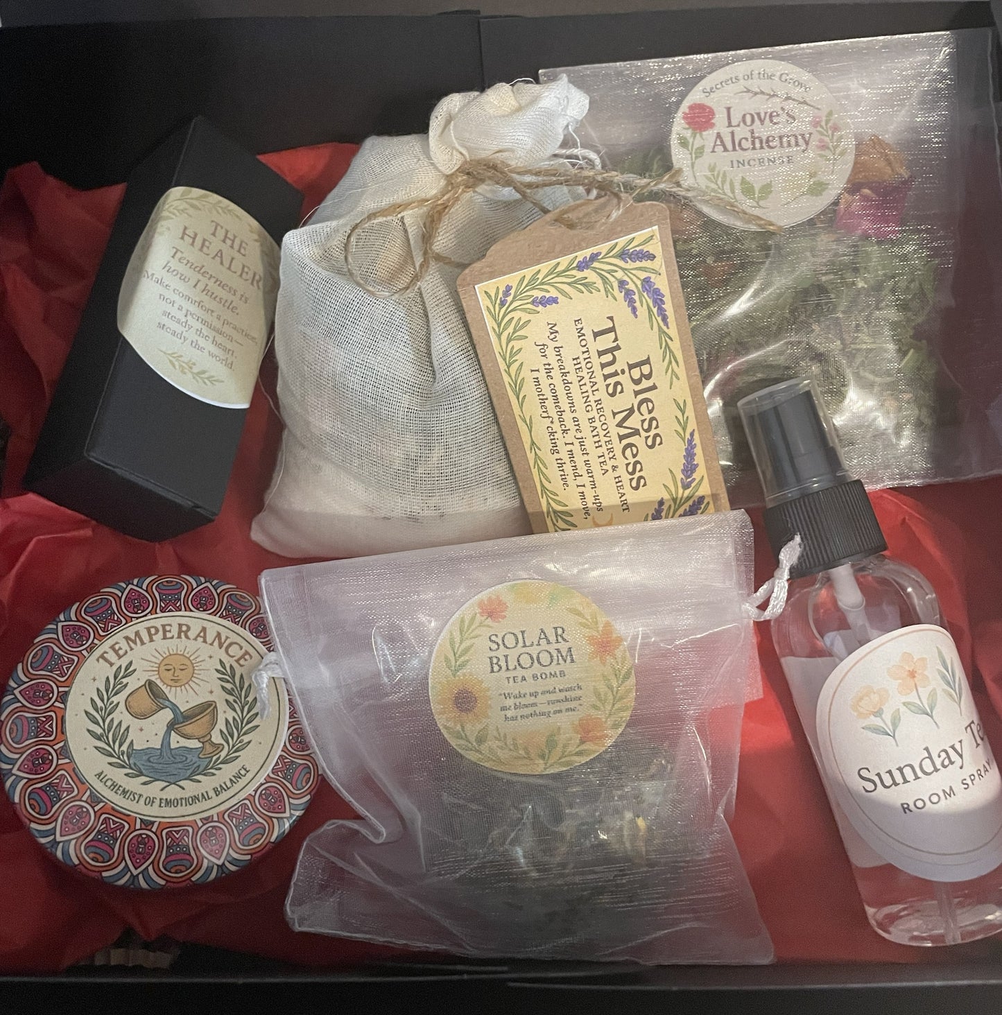 Hexes & Heartstrings Intention Box – Emotional Recovery & Sacred Protection Ritual Set