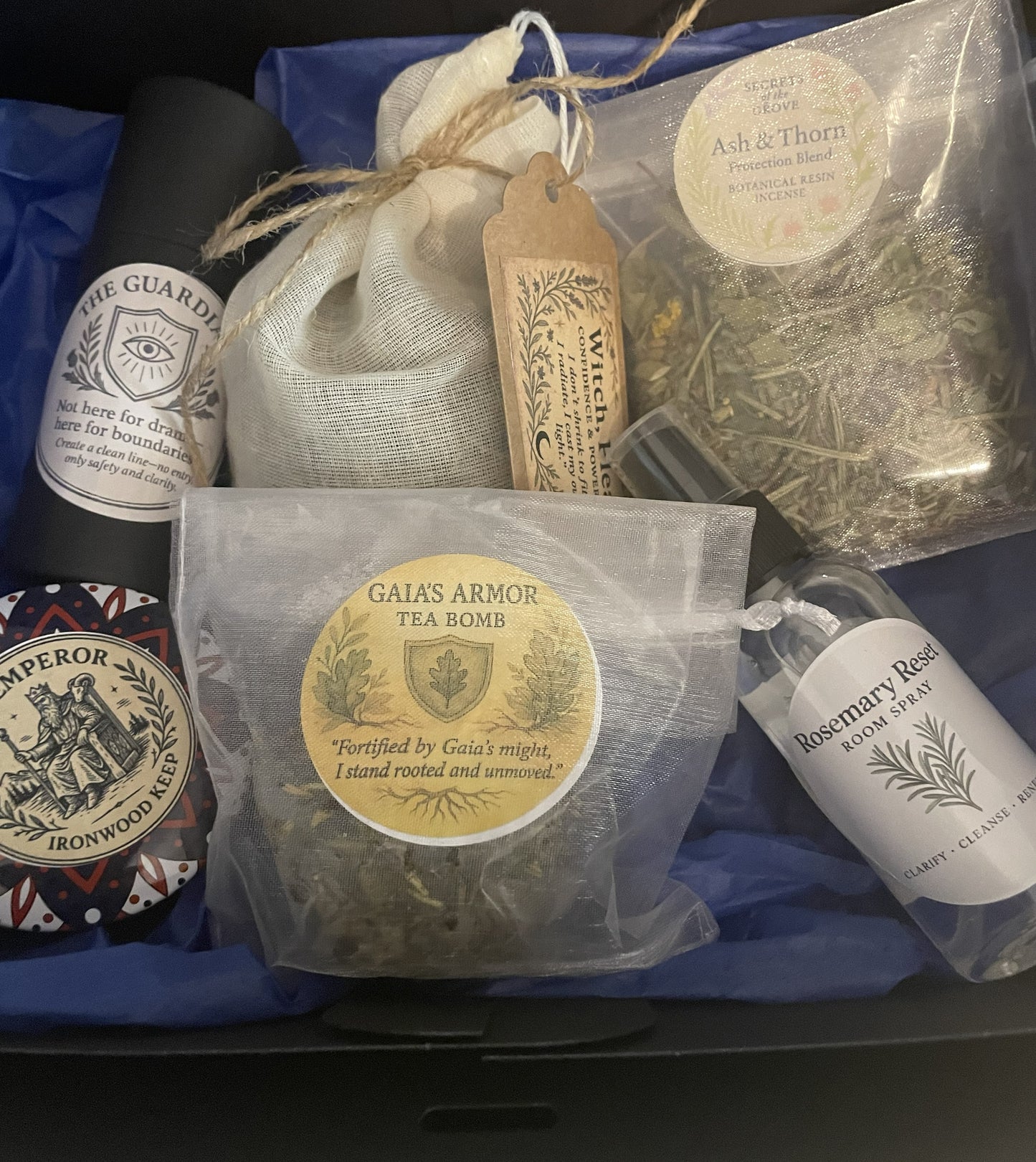 Salt the Earth Intention Box– Grounding, Clearing & Energetic Protection Ritual Set