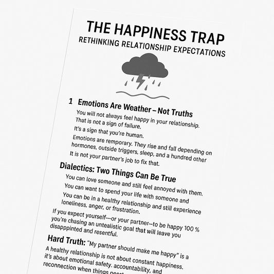 Two Truths To Happiness