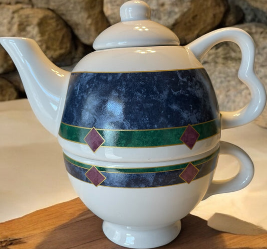 Aztec Elegance Tea-for-One Set